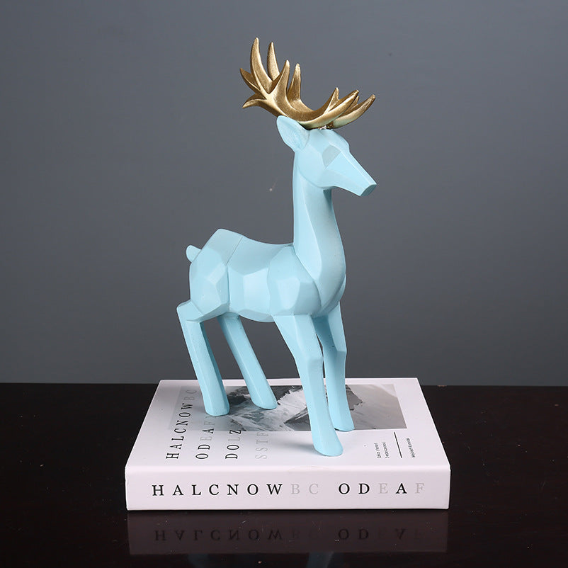Decorative Resin Deer Sculpture Homeandso