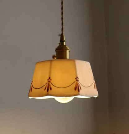 Vintage Circus-Style Pendant Lamp