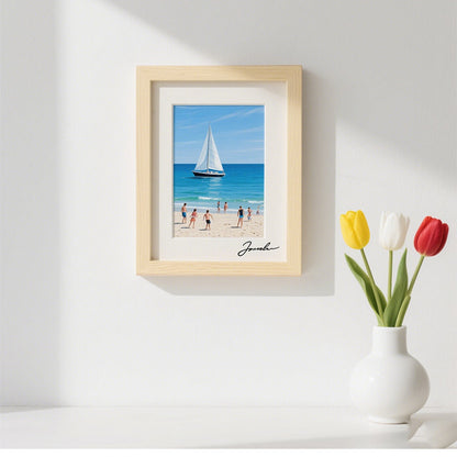 Coastal Scene Art Frame