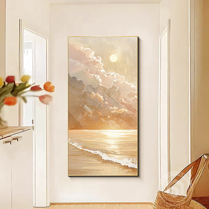 Elegant Coastal Sunset Wall Art Homeandso