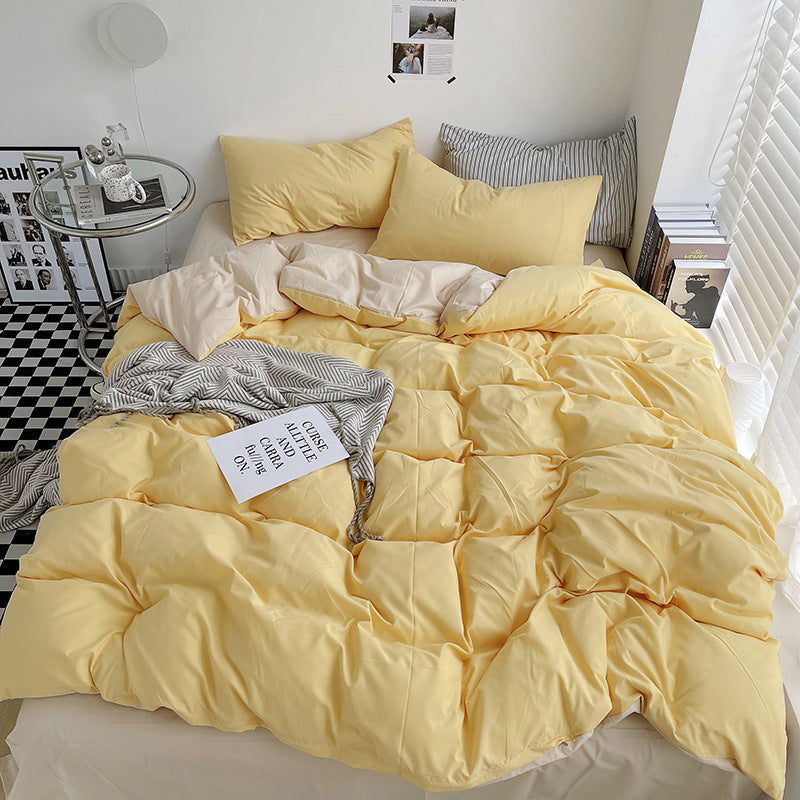 Luxurious Reversible Duvet Cover Set Homeandso
