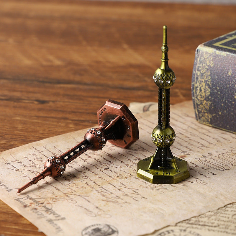 Decorative Miniature Tower Sculpture Homeandso