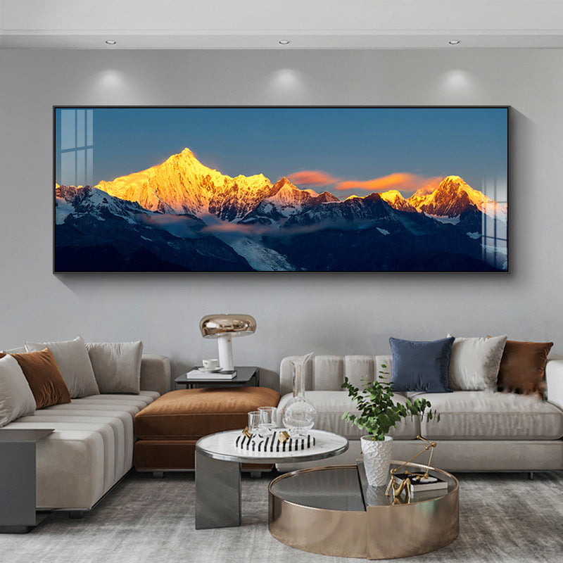 Framed Mountain Landscape Artwork Homeandso