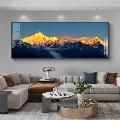 Framed Mountain Landscape Artwork Homeandso