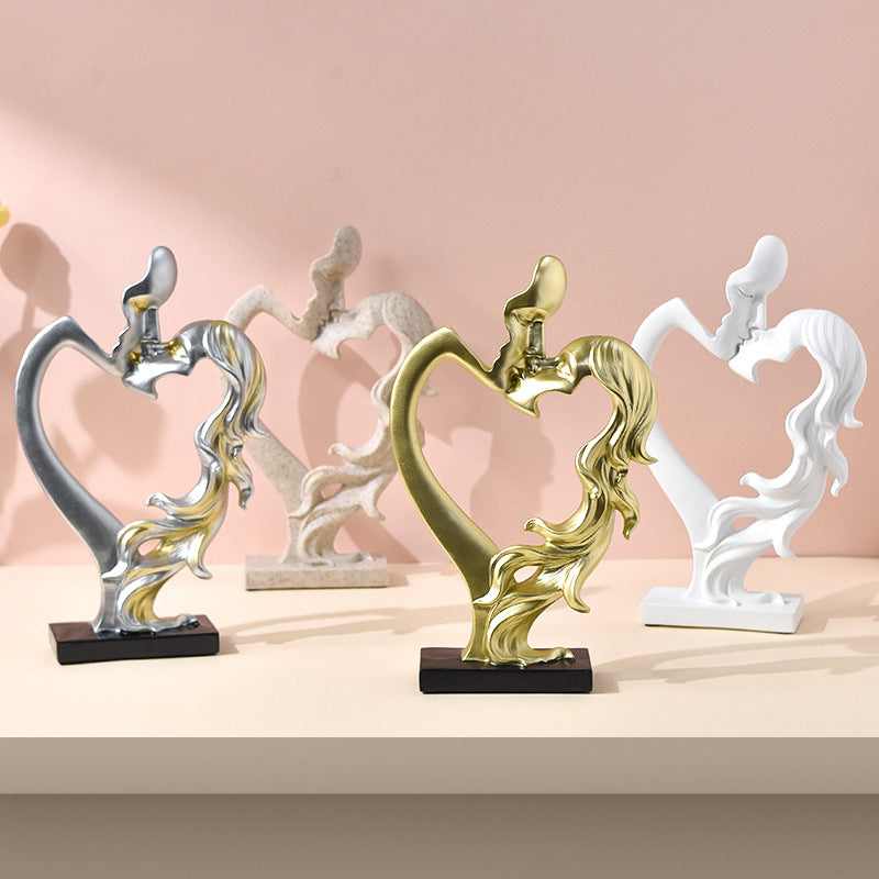 Decorative Heart Shaped Sculpture Homeandso