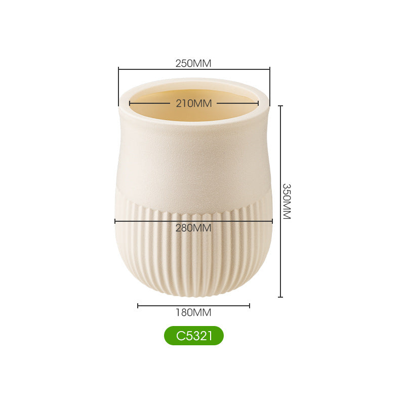 Decorative Textured Plant Pot Homeandso