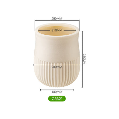Decorative Textured Plant Pot Homeandso