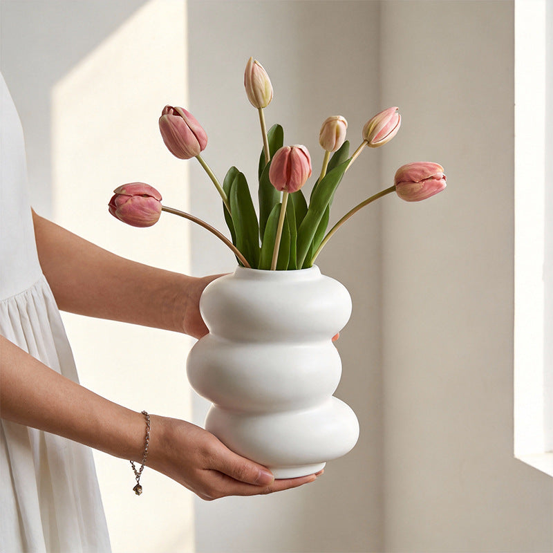 Decorative Stackable Boucle Planter Homeandso