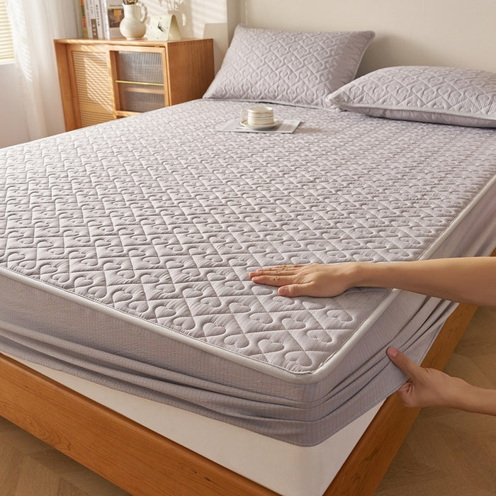 Decorative Quilted Mattress Protector Homeandso