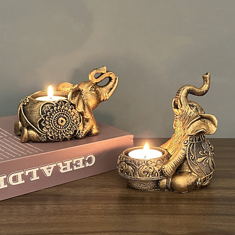 Elephant-Themed Decorative Phone Stand Homeandso