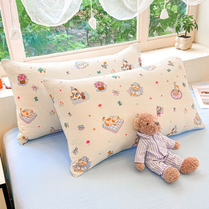 Playful Cartoon-Themed Bedcover Set