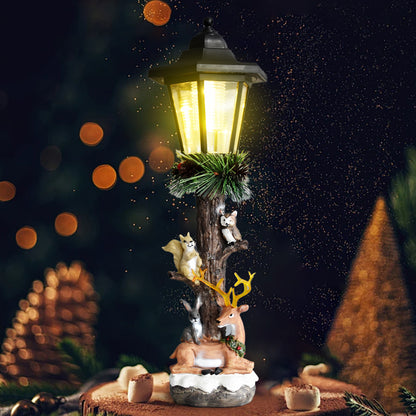 Decorative Animal-Themed Solar Lantern Homeandso