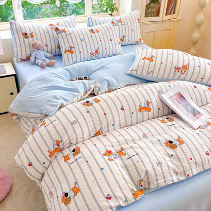 Playful Cartoon-Themed Comforter Set Homeandso