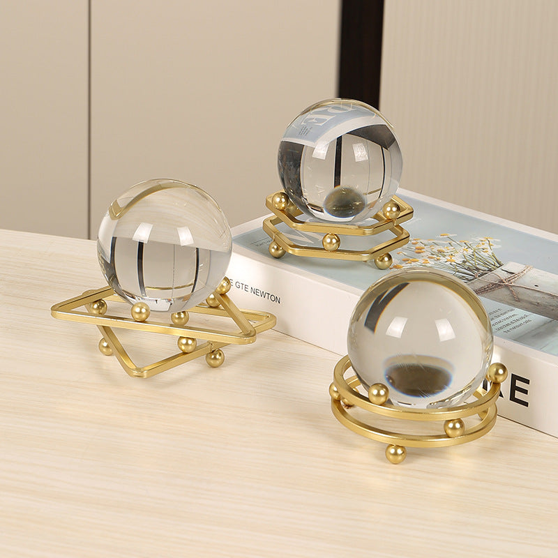 Decorative Glass Orb Display Stand Homeandso