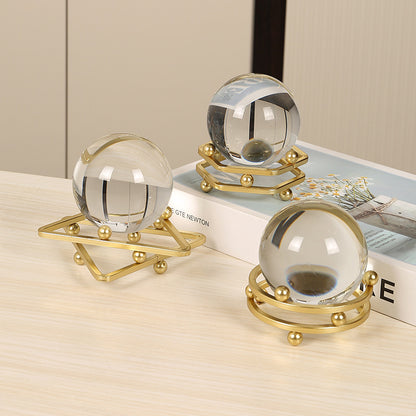 Decorative Glass Orb Display Stand Homeandso