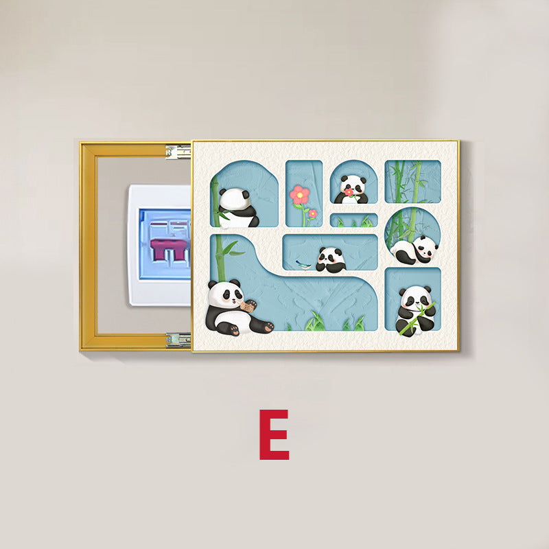 Decorative Panda-Themed Picture Frame Homeandso