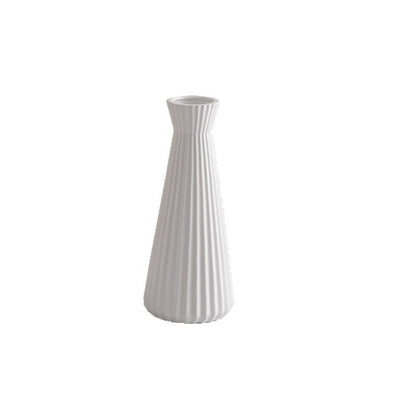 Elegant Textured Ceramic Vase Homeandso