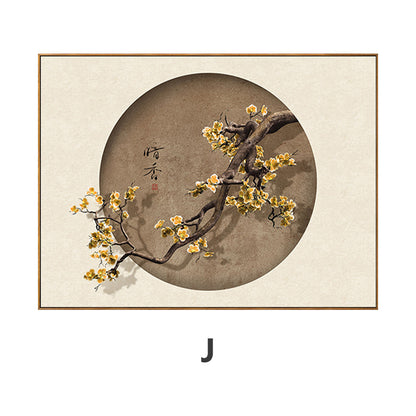 Elegant Framed Floral Blossom Art Print Homeandso