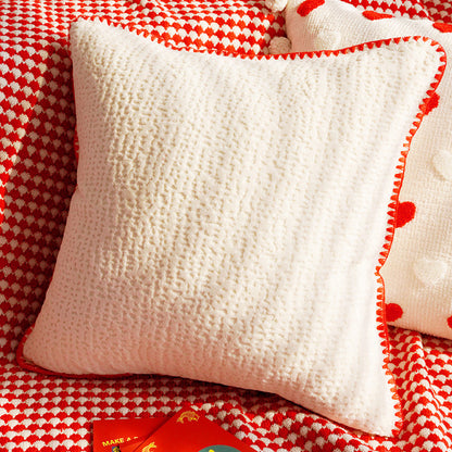 Cozy Textured Throw Pillow