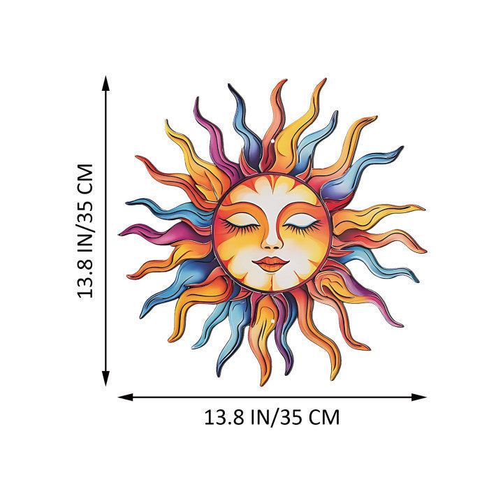 Vibrant Sun Wall Art Homeandso