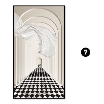 Artistic Entryway Canvas Print Homeandso