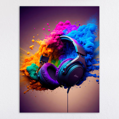 Vibrant Retro Gaming Console Art Print Homeandso