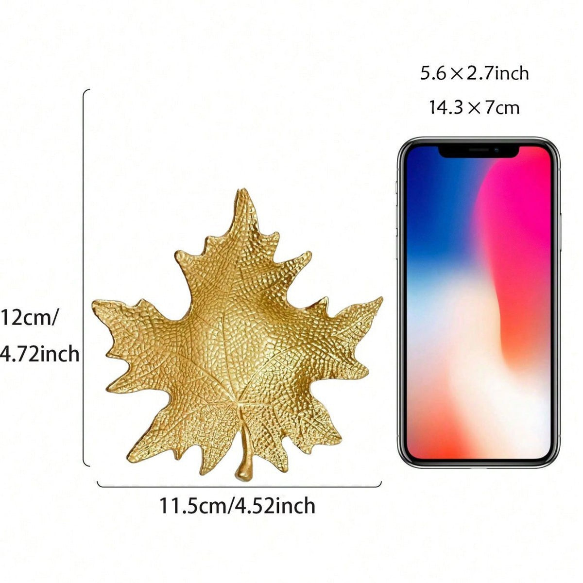 Ornate Leaf-Shaped Dish Homeandso