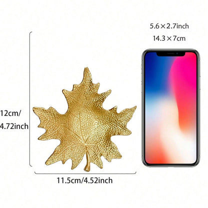 Ornate Leaf-Shaped Dish Homeandso