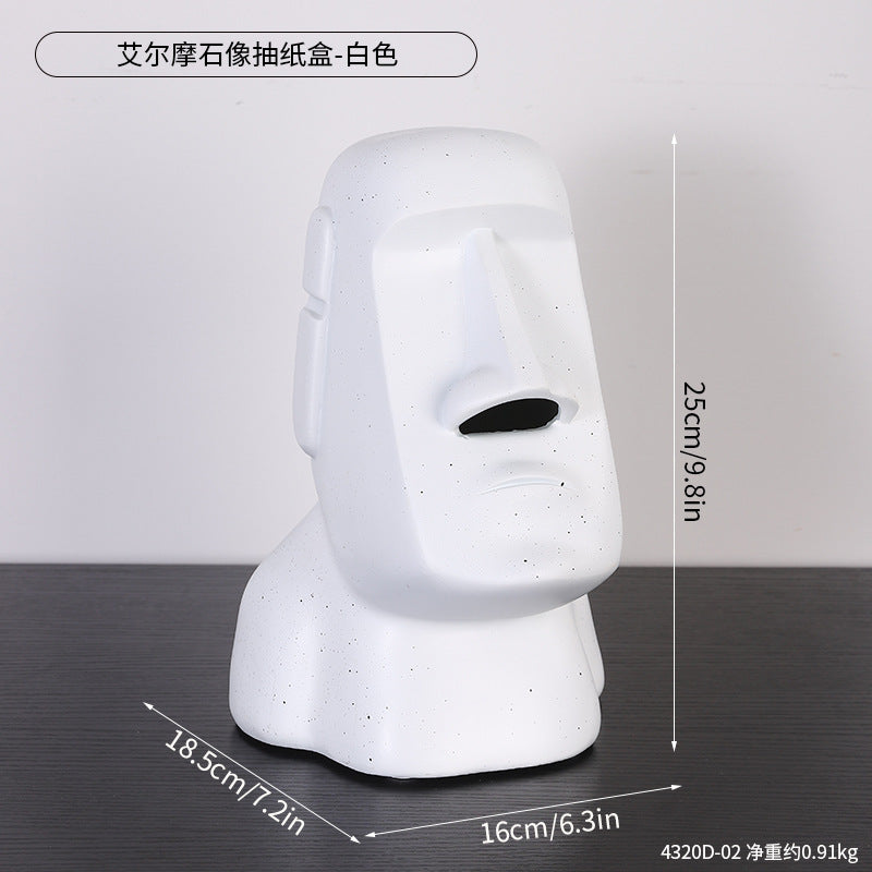 Artistic Moai Figurine Homeandso