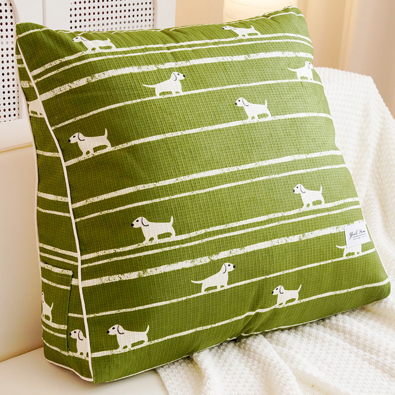 Decorative Dog-Themed Throw Pillow for Bedroom Decor
