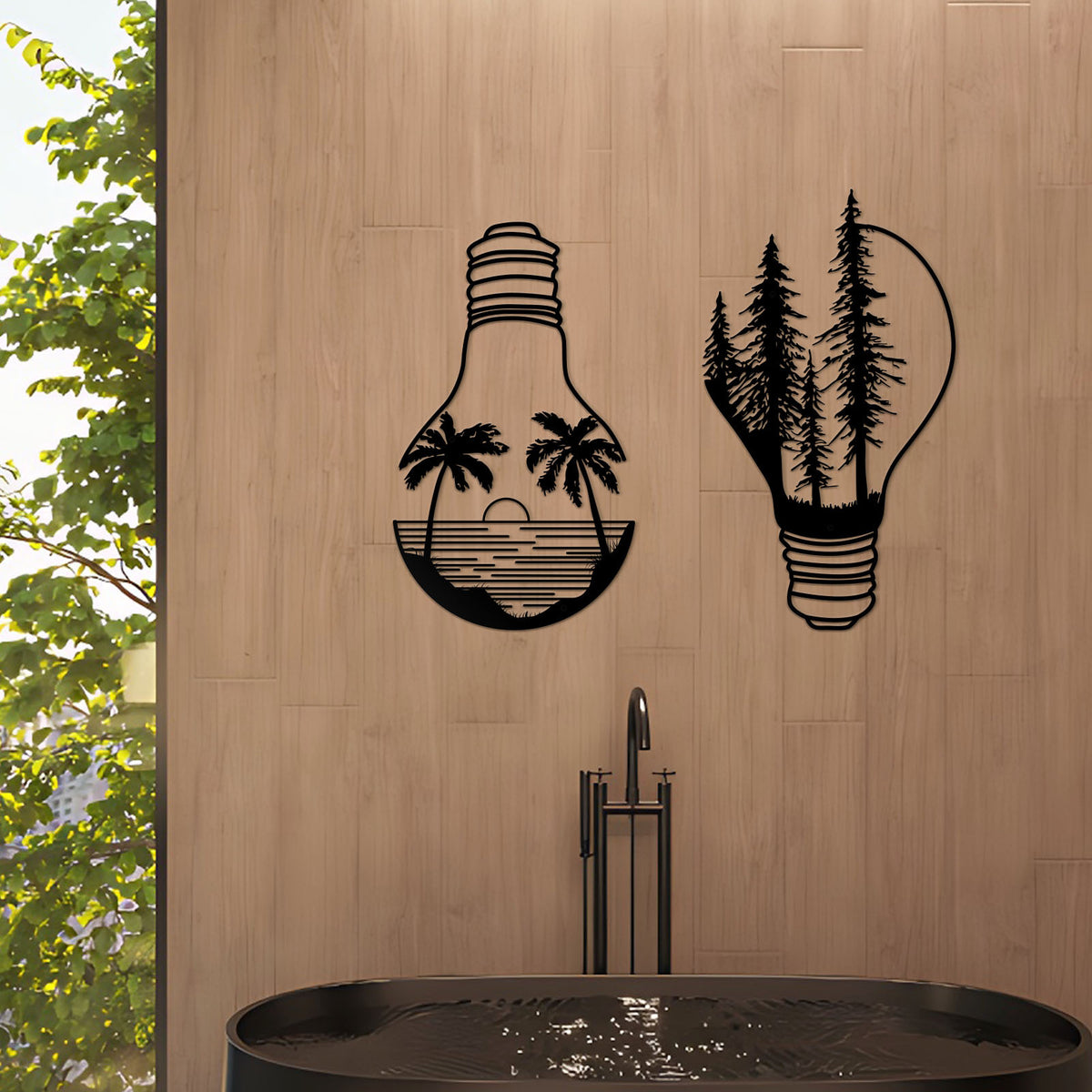 Artistic Light Bulb Wall Art Homeandso