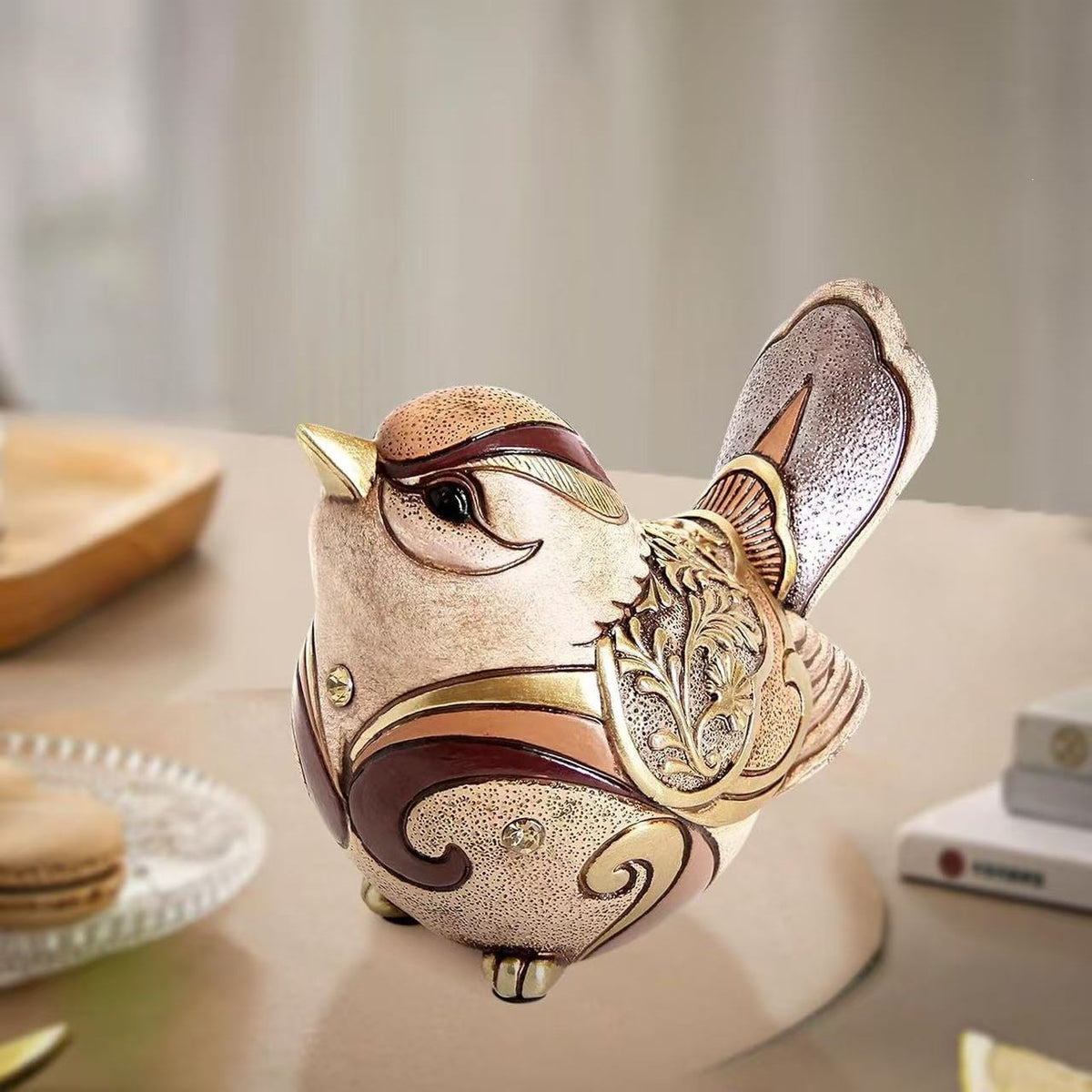 Decorative Bird Figurine Homeandso
