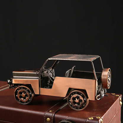 Decorative Metal Jeep Model Homeandso