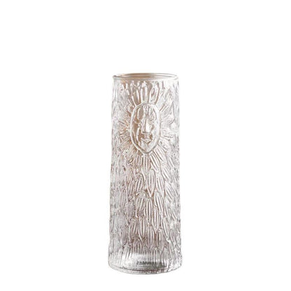 Decorative Textured Glass Vase