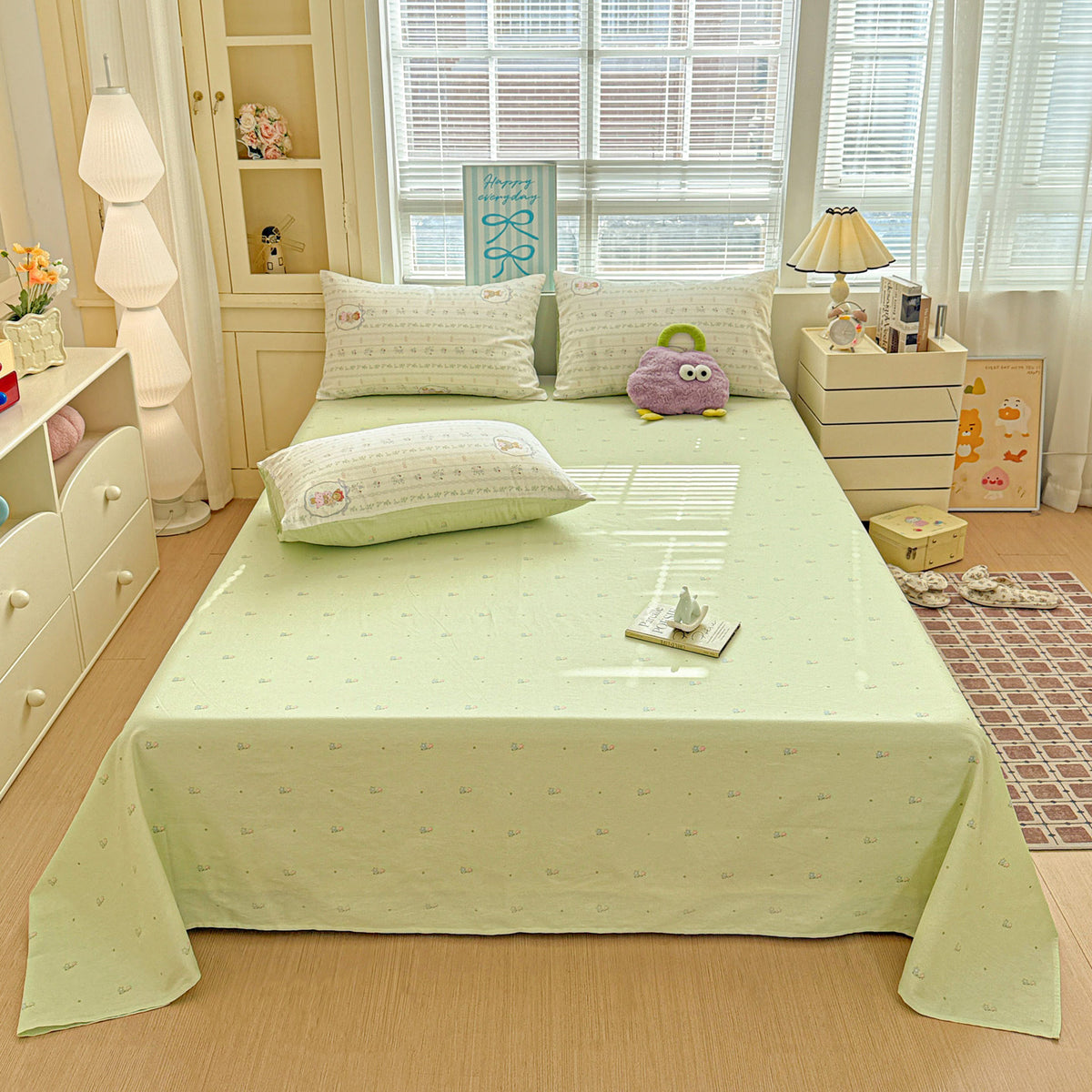 Playful Cartoon-Themed Bed Cover Set Homeandso