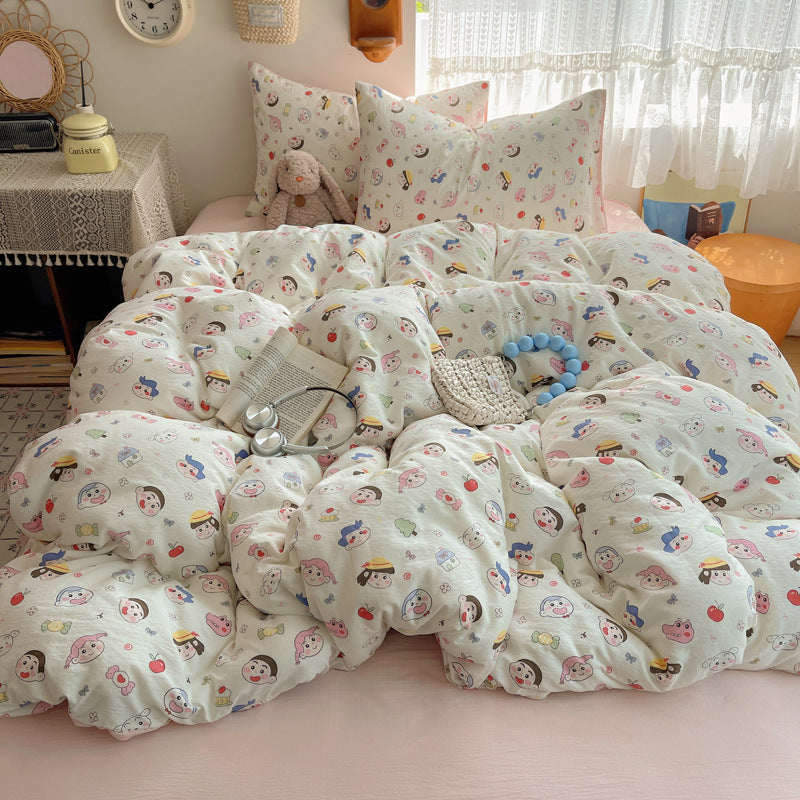 Whimsical Cartoon-Themed Comforter Set