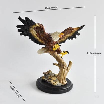 Majestic Bald Eagle Statue Homeandso