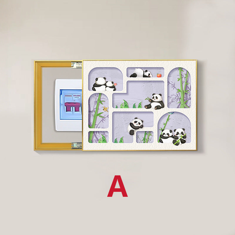 Decorative Panda-Themed Picture Frame Homeandso