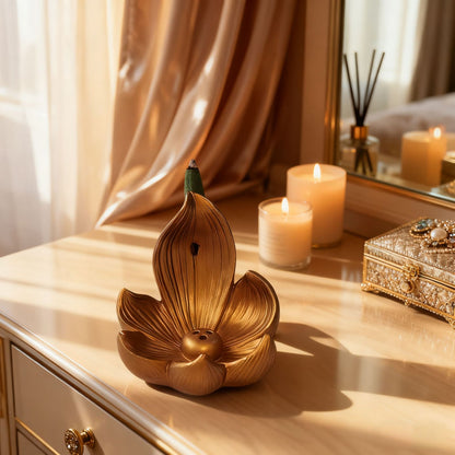Decorative Lotus Flower Incense Holder Homeandso
