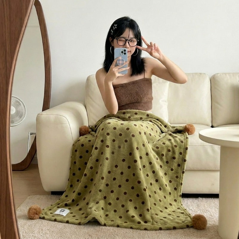 Pluche Polka Dot Decken