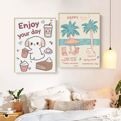 Dog-Themed Framed Wall Art Homeandso