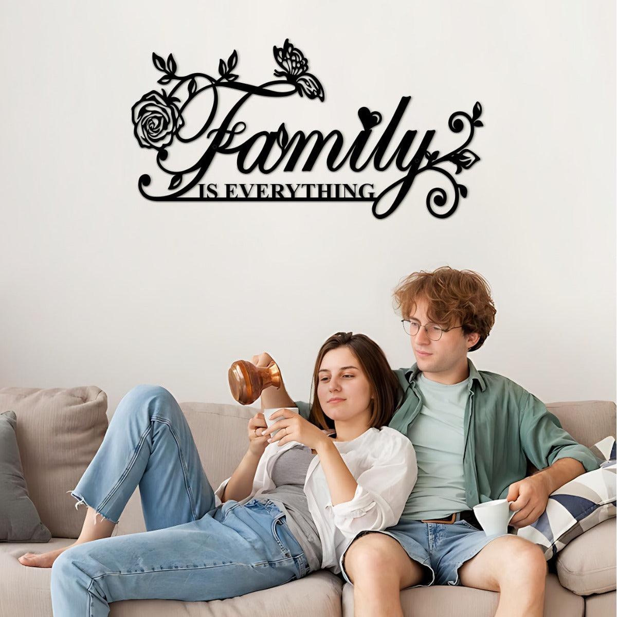 Elegant Family Inspirational Wall Art Homeandso