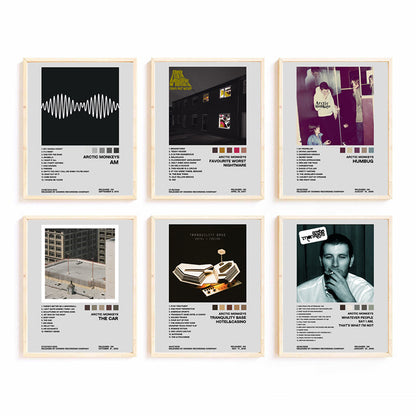 Retro Music-Themed Art Print Set Homeandso