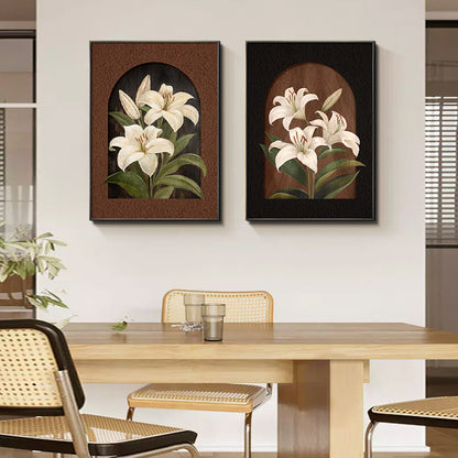 Floral Embellished Framed Wall Art Homeandso