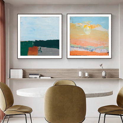 Artistic Coastal Landscape Wall Art Homeandso