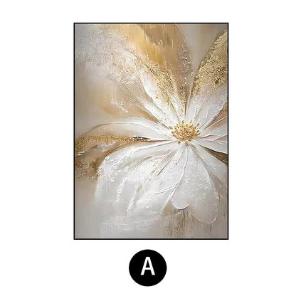Abstract Floral Canvas Print Homeandso