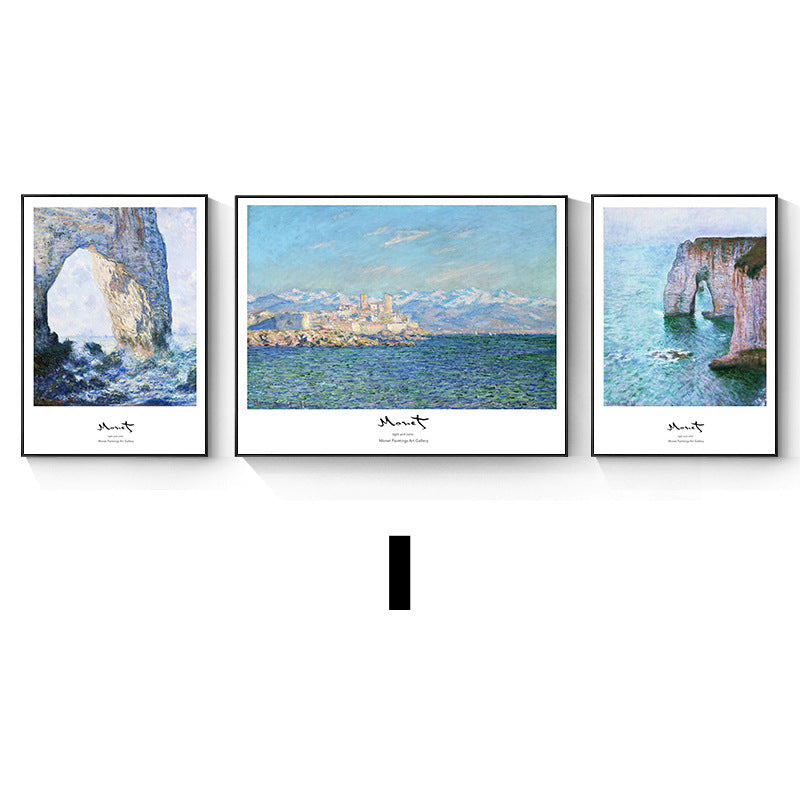 Framed Impressionist Landscape Art Set Homeandso