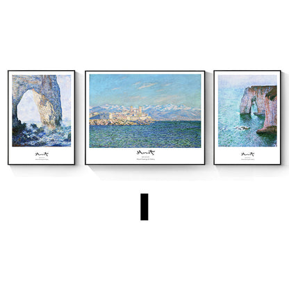 Framed Impressionist Landscape Art Set Homeandso