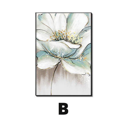 Elegant Floral Wall Art Print Homeandso