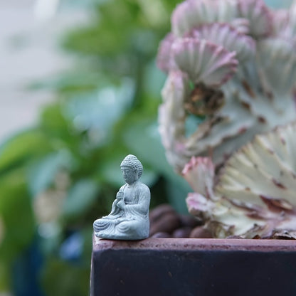 Stone Buddha Figurine Homeandso